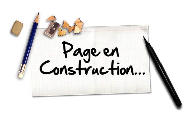 Page en construction. Revenez nous voir bientôt